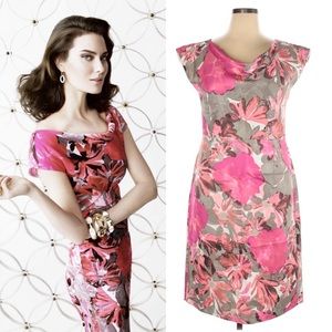 Banana Republic Mad Men Floral Print Joan Dress